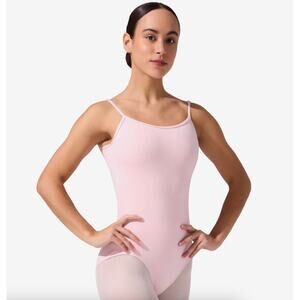 Capezio Camisole Leotard Adjustable Straps Light Pink Ballet Dance sz Small S